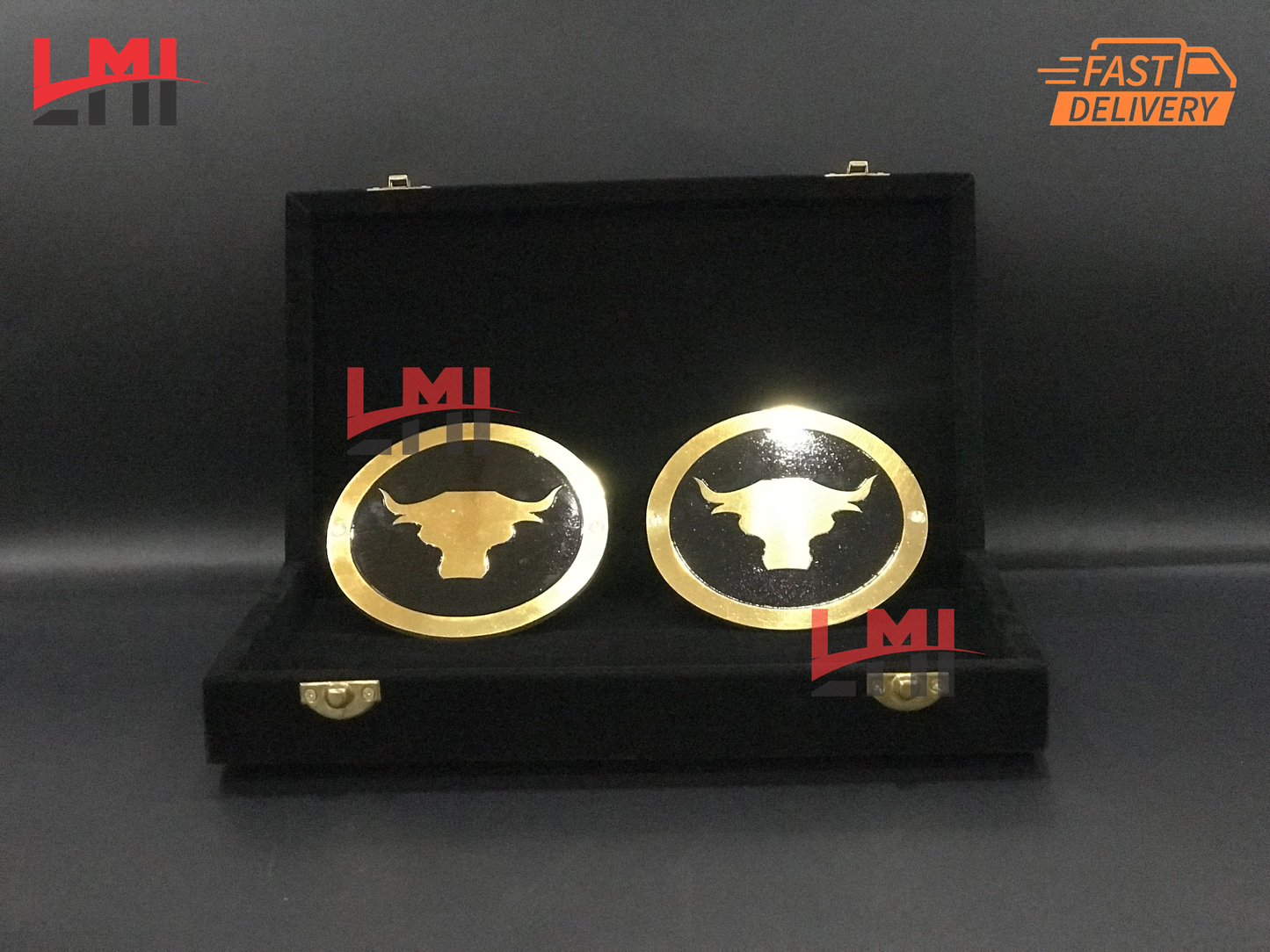 WWE The Rock Signature Black Side Plates 4mm