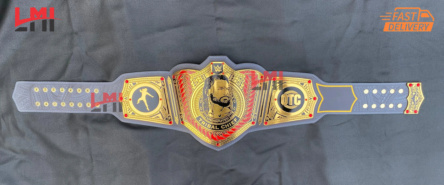 Roman Reigns Tribal Chief OTC Signature Series Heavyweight Championship Belt LMI Championship Belts