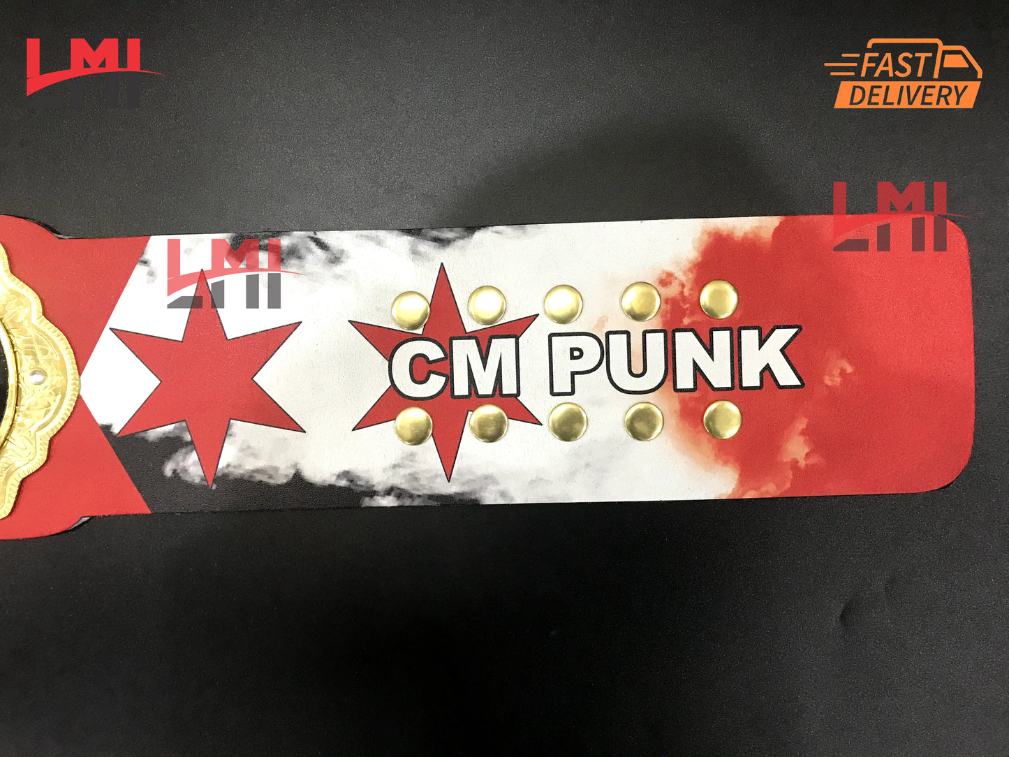 Custom CM Punk World Heavyweight Replica Championship Belt 2mm Brass LMI Championship Belts
