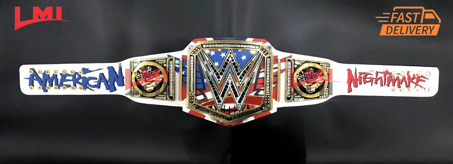 Custom Cody Rhodes Championship Wrestling Belt 6mm Diecast LMI Championship Belts