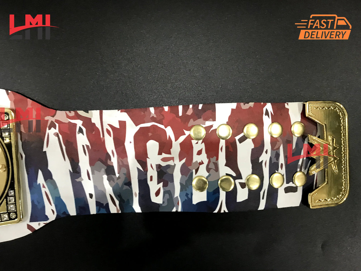 New Custom Cody Rhodes Championship Belt Wrestling Belt 4mm Diecast - LMI Championship Belts