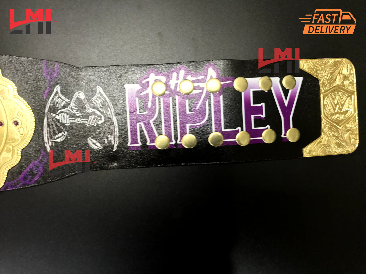 Rhea Ripley Custom Women's World Heavyweight Championship Belt 2mm Brass LMI Championship Belts
