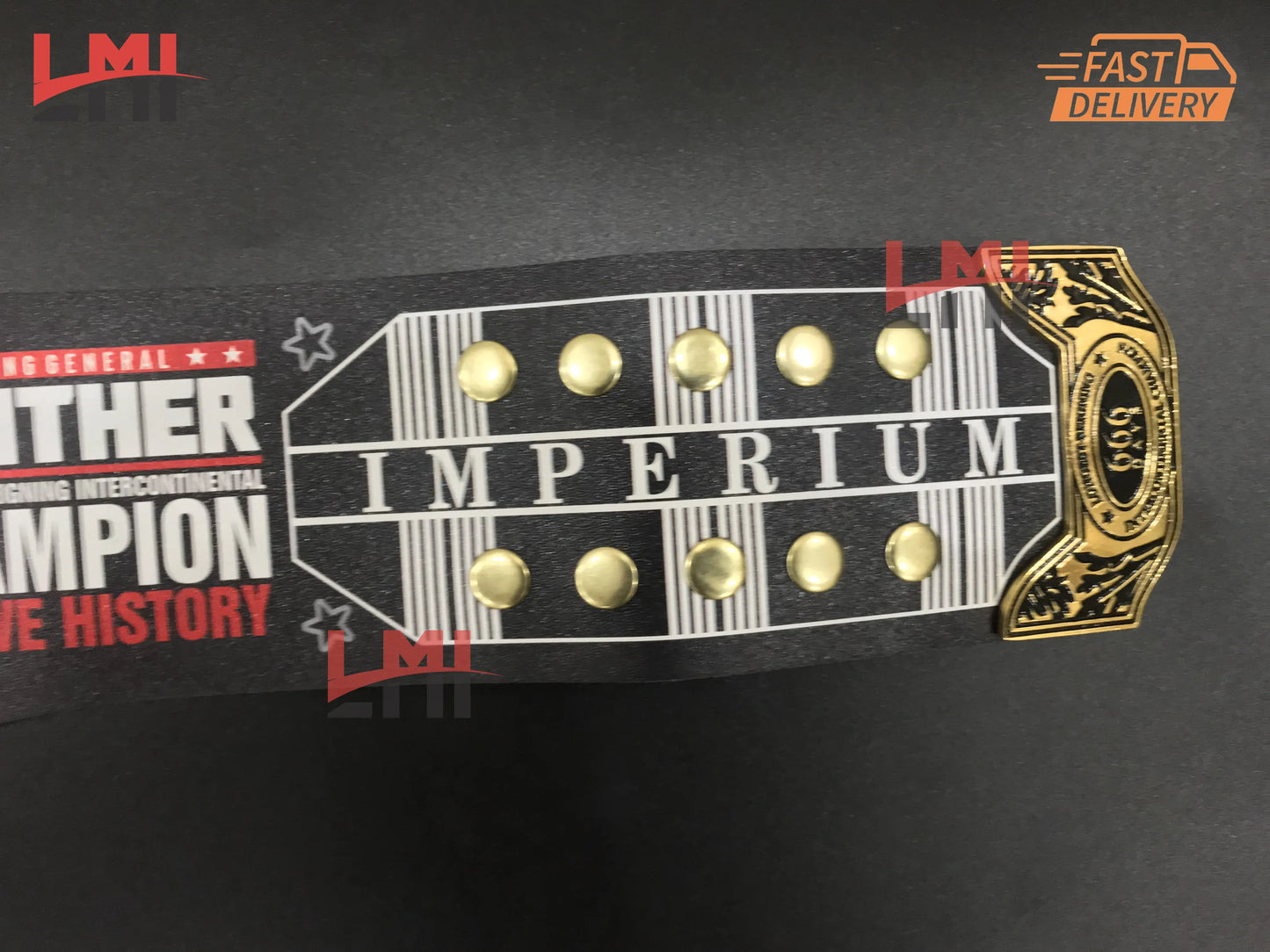 Gunther 666 Days Signature Series Championship Title Belt 4mm Brass - LMI Championship Belts