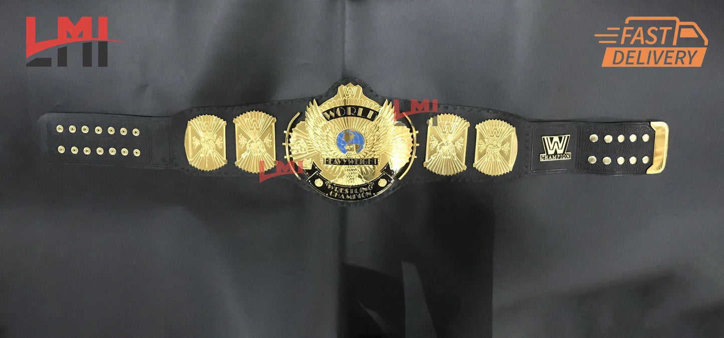 WWE Winged Eagle Championship Belt Wrestling Replica Belt 2mm LMI Championship Belts