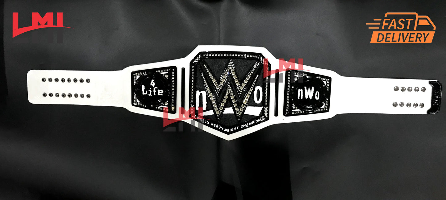 Custom NWO Signature Universal World Heavyweight Championship Belt 2mm - LMI Championship Belts
