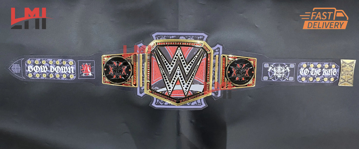 Triple H 30 Years The Authority Universal Championship Belt Wrestling Belt 6mm Diecast - LMI Championship Belts