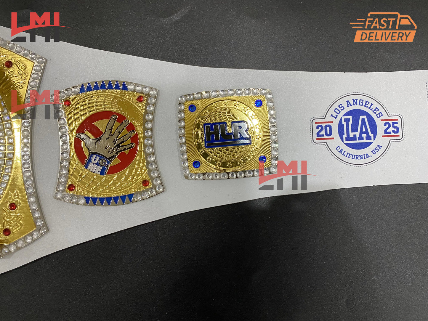 John Cena Farewell Tour 2025 Los Angeles Spinner Championship Belt Replica Wrestling 2mm Brass