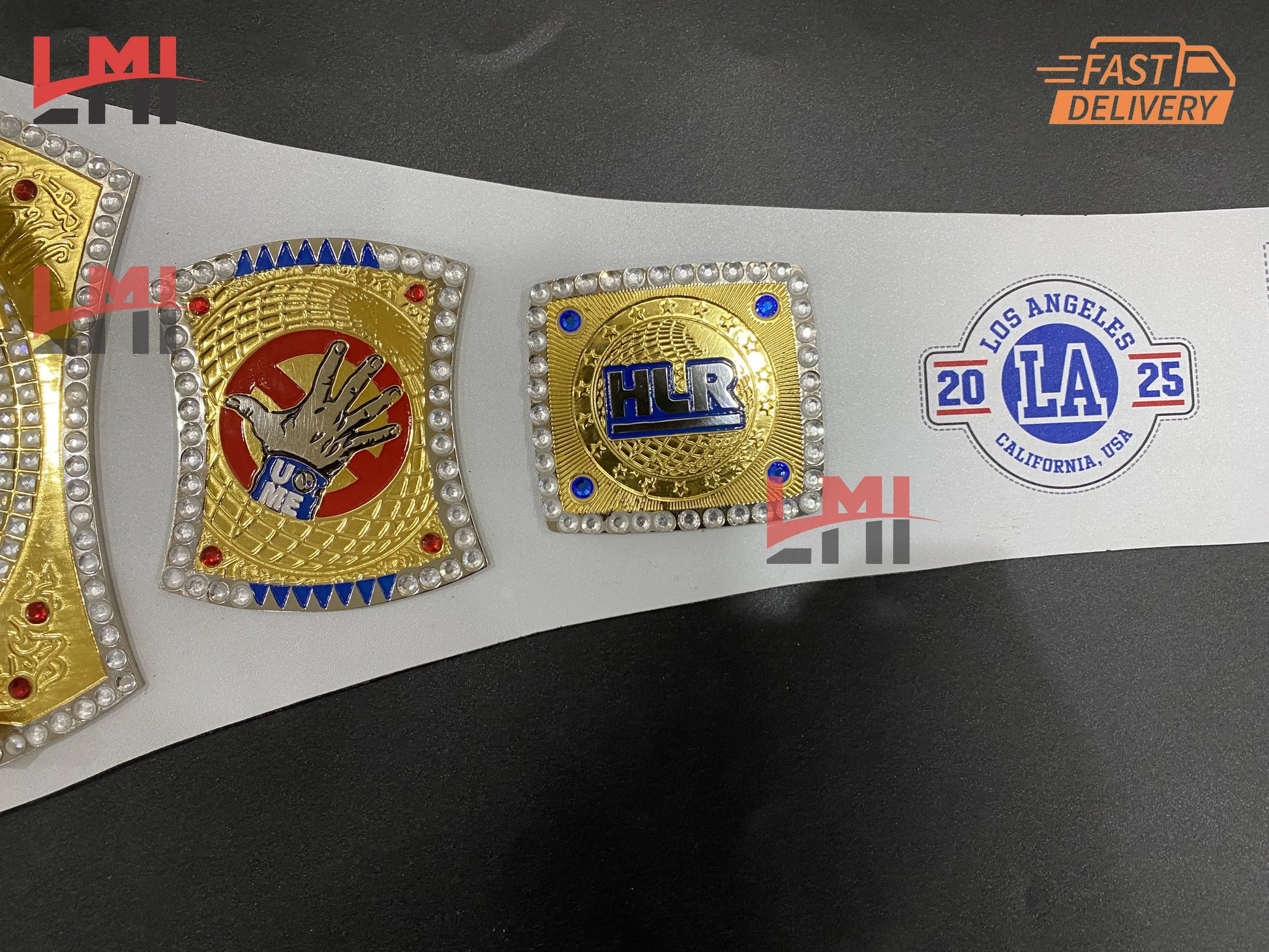 John Cena Farewell Tour 2025 Los Angeles Spinner Championship Belt Replica Wrestling 2mm Brass