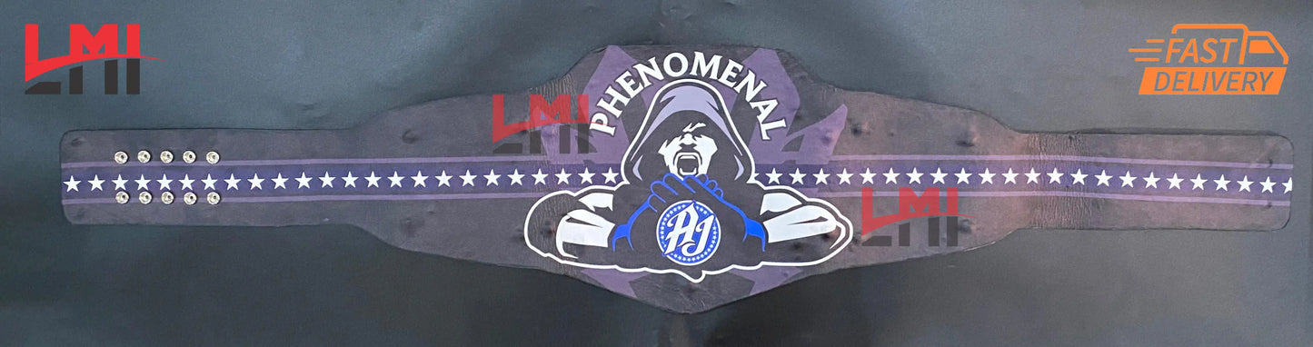 AJ Styles 10th Anniversary Signature Championship Belt Wrestling 10MM Diecast