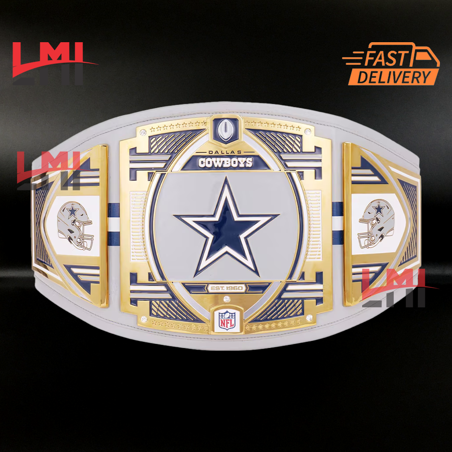Dallas Cowboys WWE Legacy NFL Title Belts Championship Belt 2mm Brass