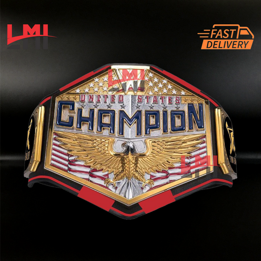 WWE Finn Balor United States Custom Championship Belt 4mm Diecast - LMI Championship Belts