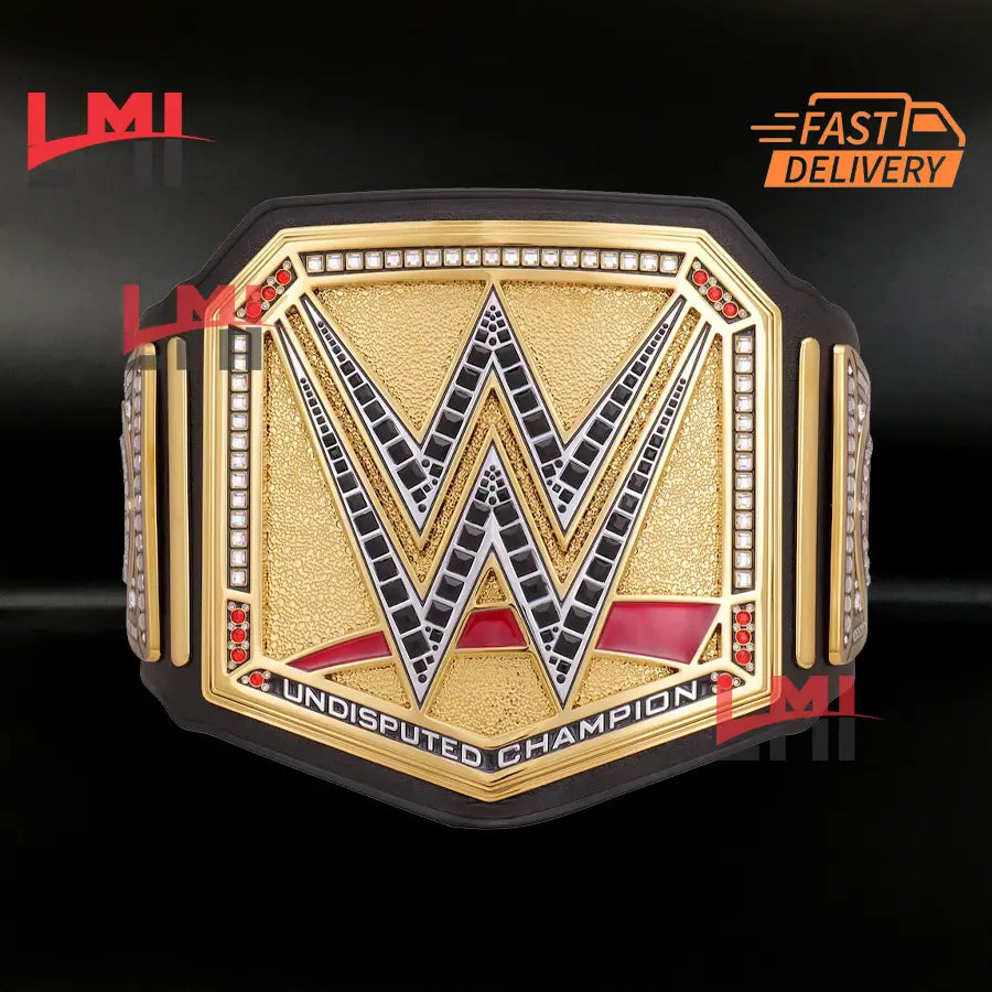 Undisputed Championship Belt Wrestling Replica Belt 10mm Diecast