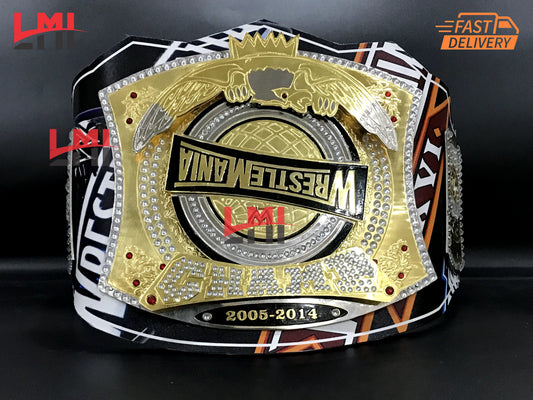 Wrestlemania 40 Spinner World Heavyweight Championship Belt LMI Championship Belts
