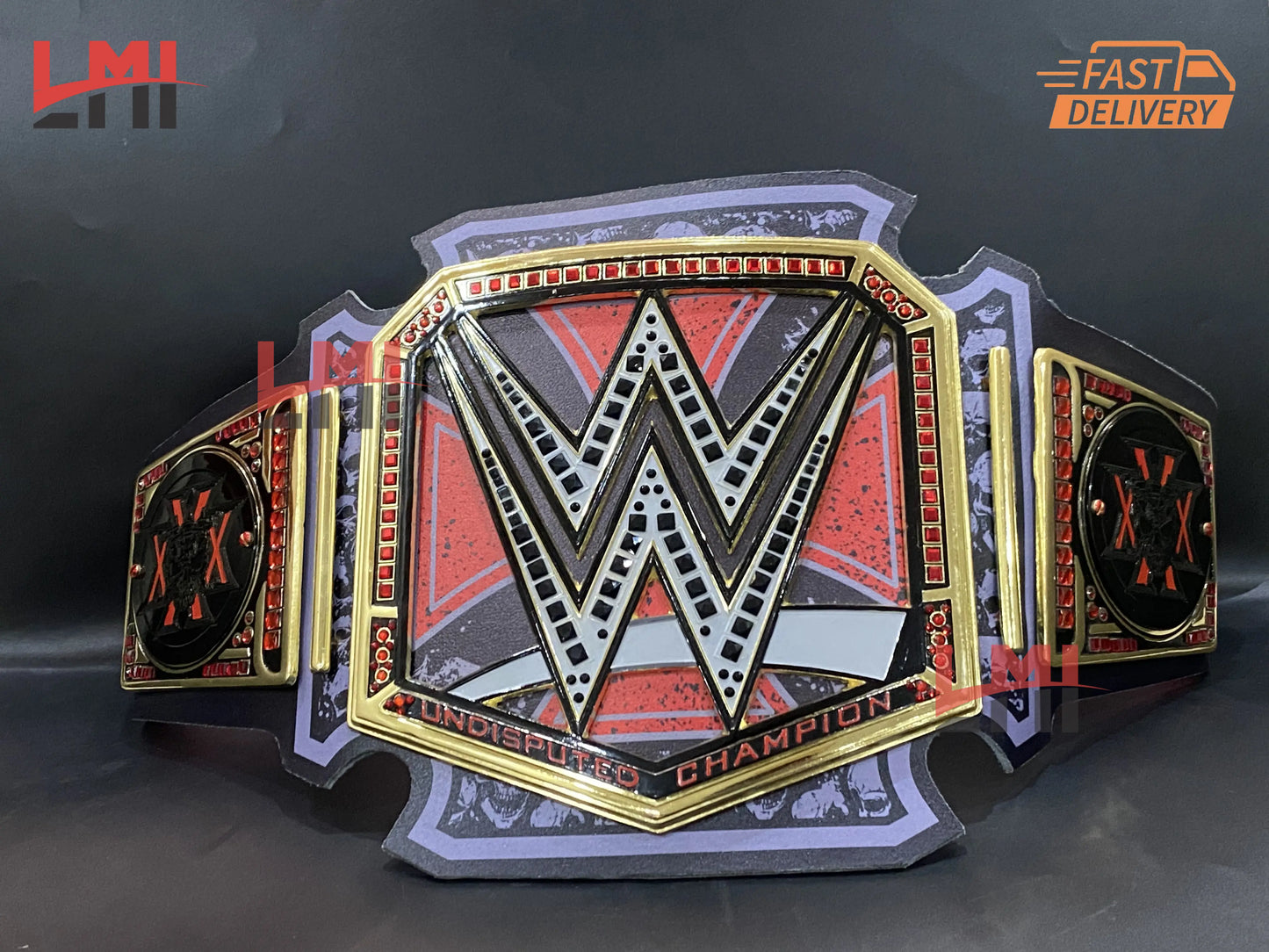 Triple H 30 Years The Authority Universal Championship Belt Wrestling Belt 6mm Diecast - LMI Championship Belts