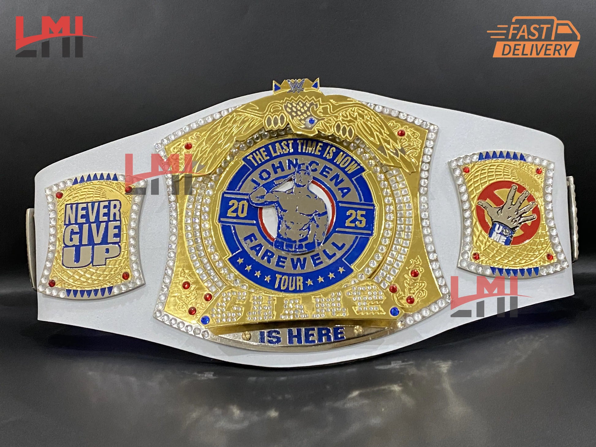 John Cena Farewell Tour 2025 Los Angeles Spinner Championship Belt Replica Wrestling 2mm Brass