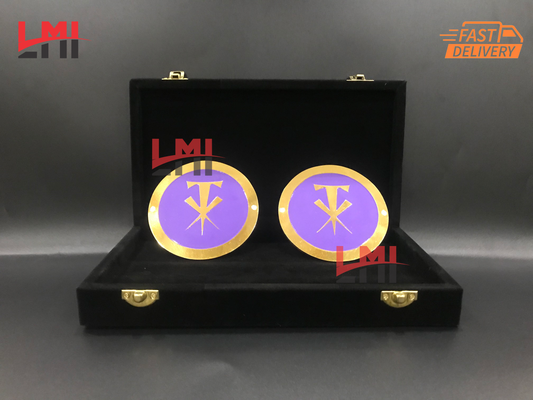 WWE The Undertaker Signature Black Side Plates 4mm
