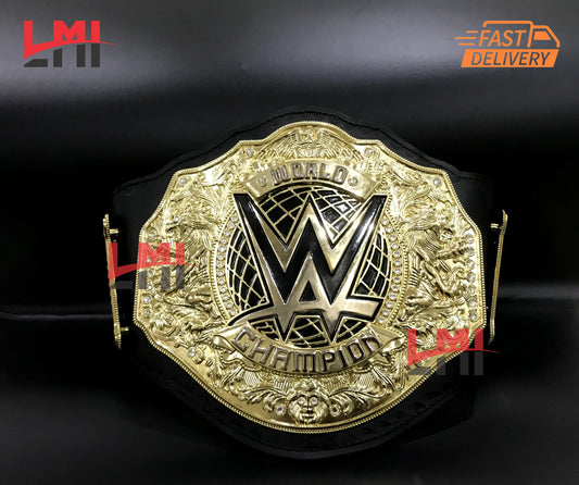 New World Heavyweight Championship Belt Replica Wrestling belt 6mm Diecast - LMI Championship Belts