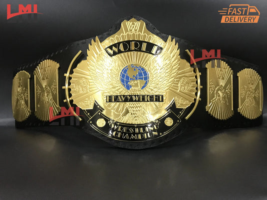 WWE Winged Eagle Championship Belt Wrestling Replica Belt 2mm - LMI Championship Belts