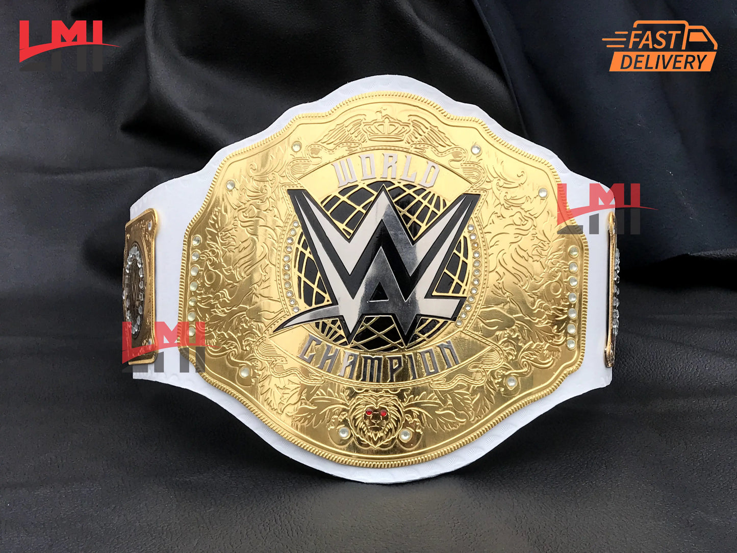 Women's World Heavyweight Championship Belt Wrestling 2mm Brass - LMI Championship Belts