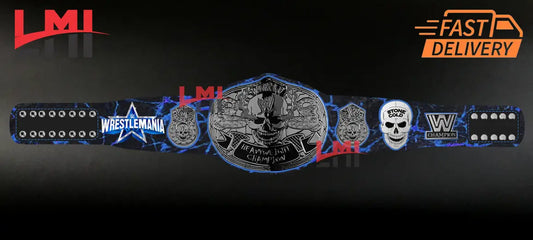 Custom Smoking Skull Limited Edition Replica Championship Belt Wrestling 2mm Brass LMI Championship Belts