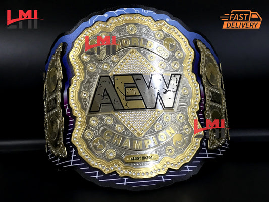 Kenny Omega Custom AEW World Heavyweight Championship Belt LMI Championship Belts