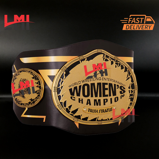 Custom Trish Stratus Signature Series Women's Championship Belt Wrestling