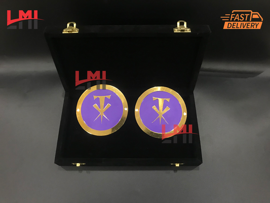 WWE The Undertaker Signature Black Side Plates 4mm LMI Championship Belts