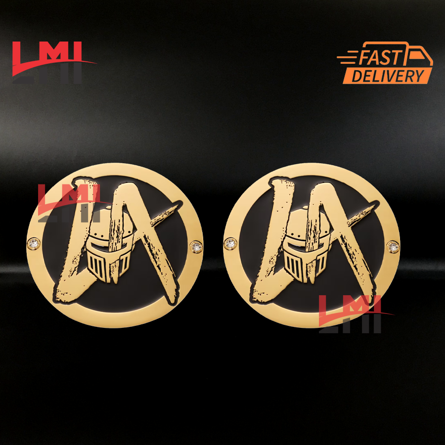 La Knight Yeah Signature Black Side Plates 4mm LMI Championship Belts