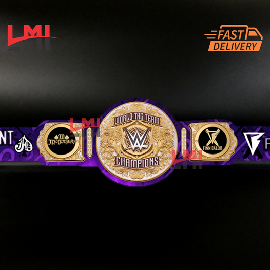 Custom Judgement Day New World Tag Team Heavyweight Championship Belt 4mm Diecast LMI Championship Belts