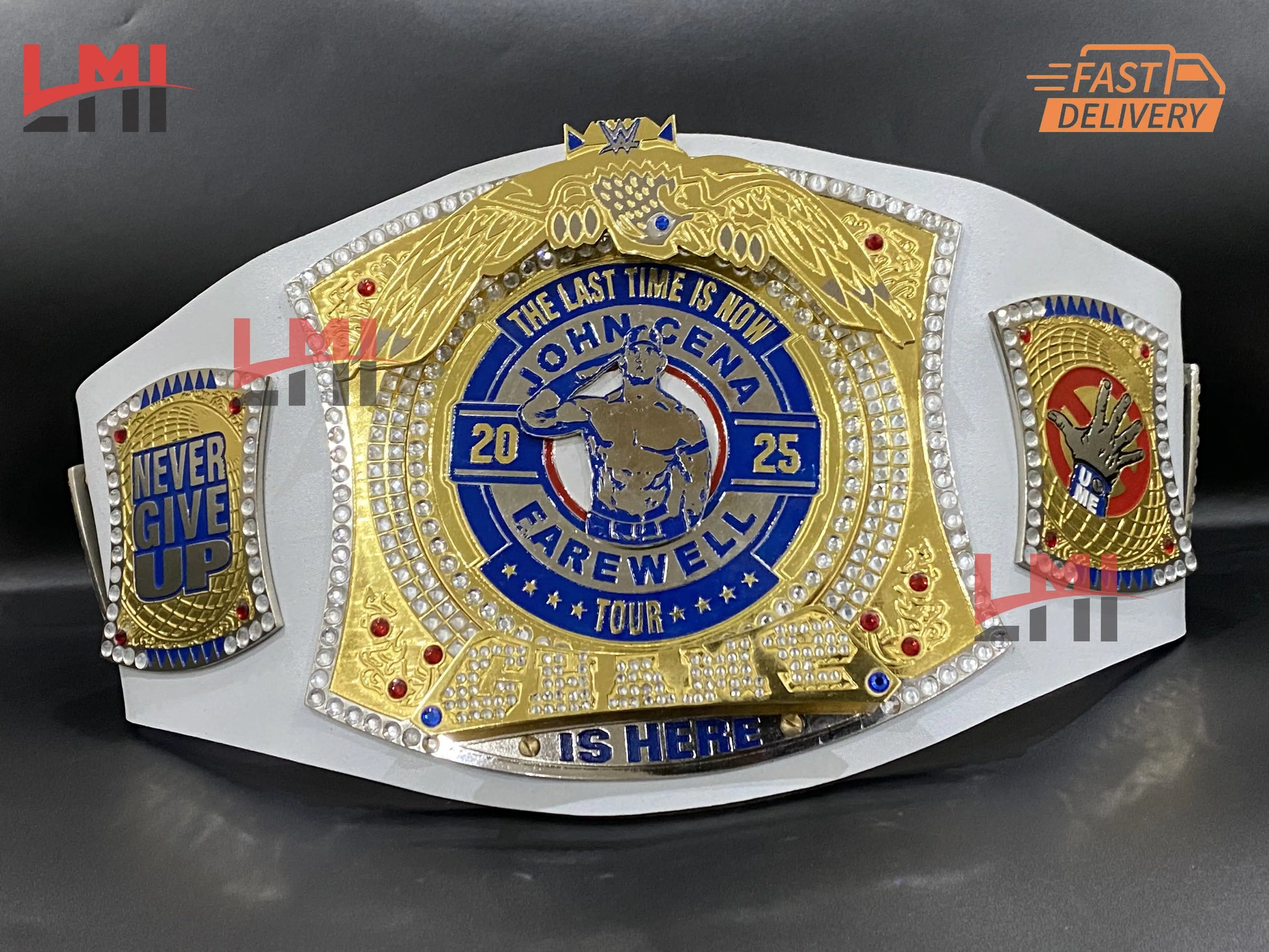 John Cena Farewell Tour 2025 Los Angeles Spinner Championship Belt Replica Wrestling 2mm Brass
