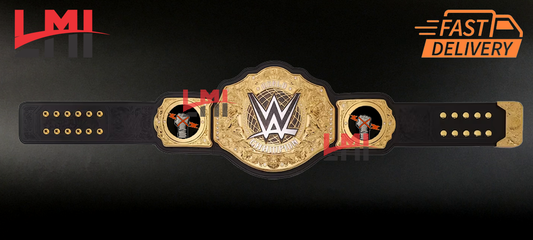 CM Punk New Side Plates World Heavyweight Championship Belt Wrestling Title 6mm Diecast