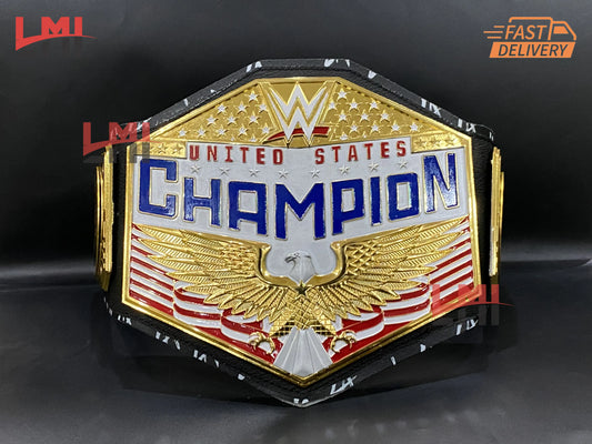 WWE La Knight Signature United States Championship Belt Replica Title Wrestling Belt 4mm