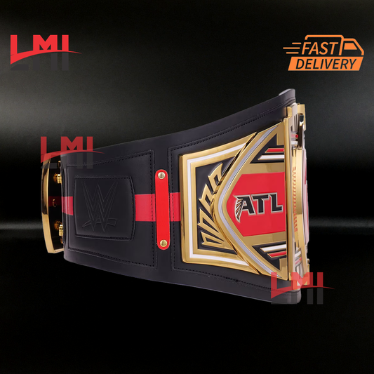 Atlanta Falcons WWE Legacy NFL Title Belts Championship Belt 2mm Brass LMI Championship Belts