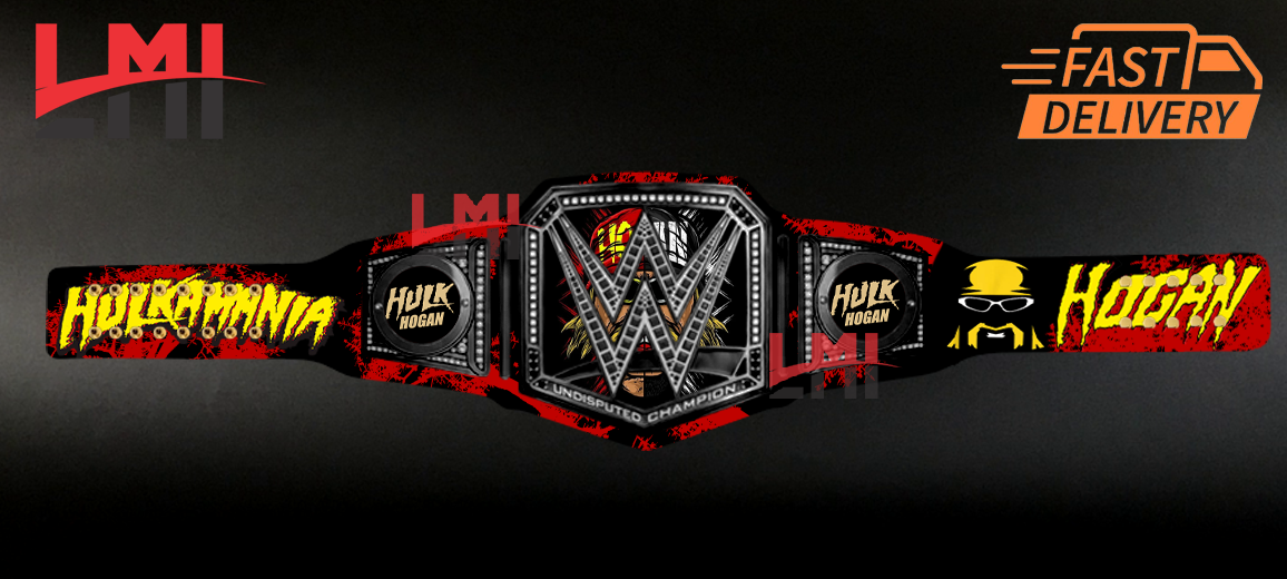 Custom tribute to Hulk Hogan Universal Championship Belt Title Wrestling Belt 2mm Brass