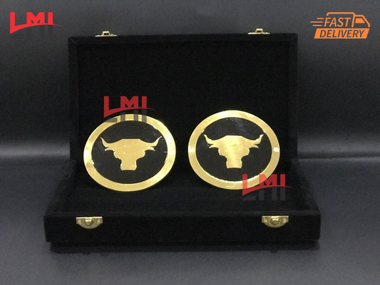 WWE The Rock Signature Black Side Plates 4mm LMI Championship Belts
