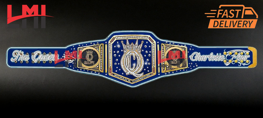 WWE Charlotte Flair The Queen Custom Championship Belt 2mm Brass - LMI Championship Belts