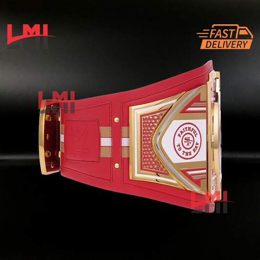 San Francisco 49ers WWE Legacy NFL Title Belts Championship Belt 2mm Brass LMI Championship Belts