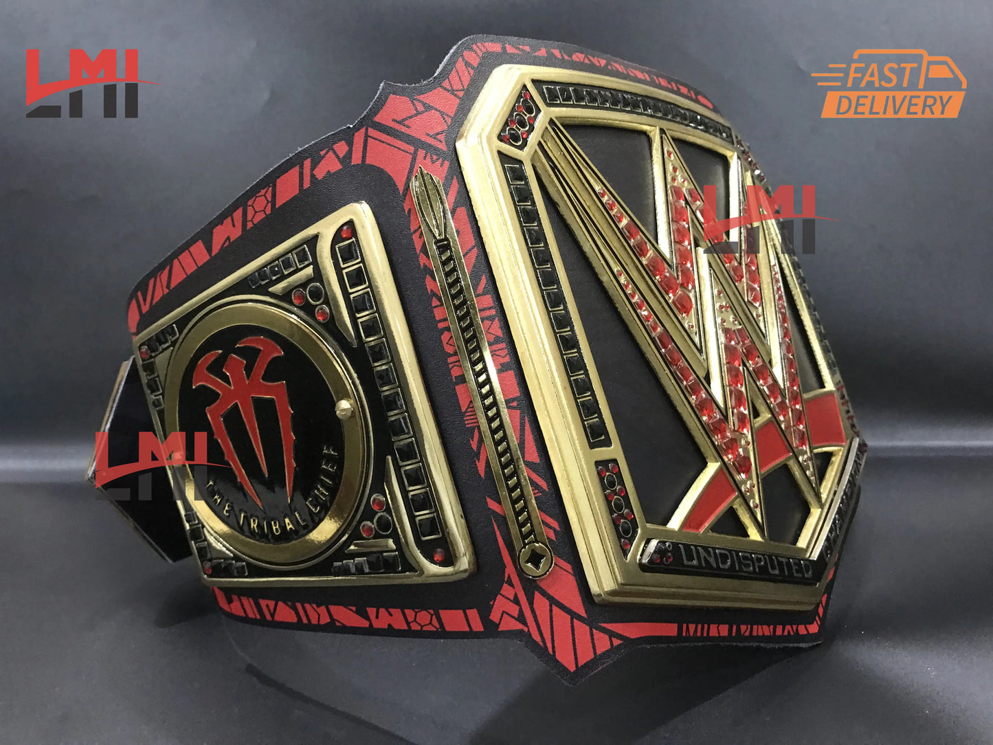 Roman Reigns 1,316 Days Signature Universal World Heavyweight Replica Championship Belt 6mm Diecast - LMI Championship Belts