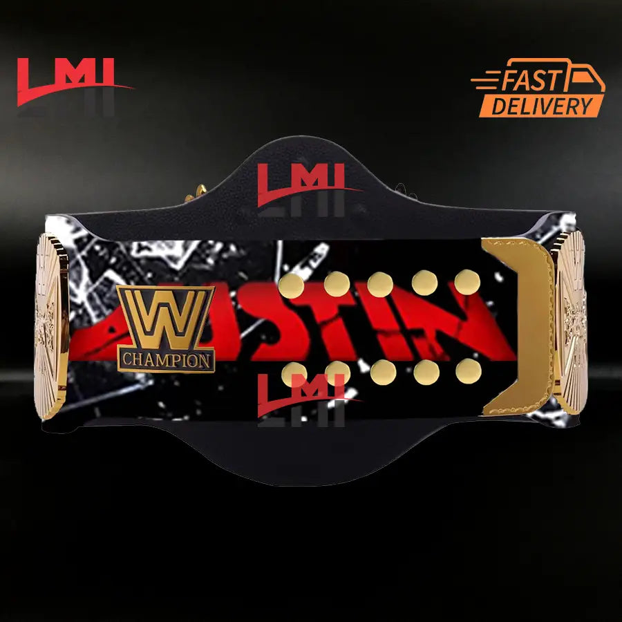 Stone Cold Steve Austin Custom Winged Eagle Championship Belt 2mm Brass LMI Championship Belts