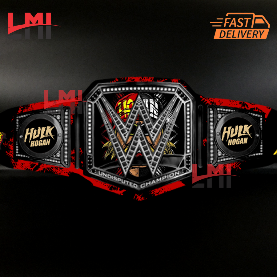 Custom tribute to Hulk Hogan Universal Championship Belt Title Wrestling Belt 2mm Brass