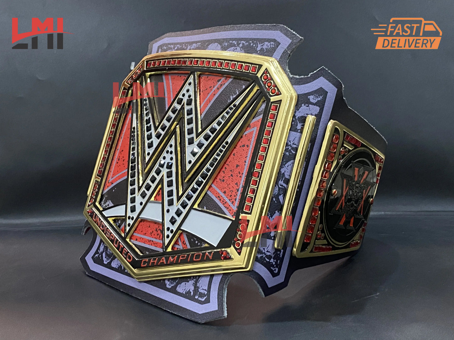 Triple H 30 Years The Authority Universal Championship Belt Wrestling Belt 6mm Diecast - LMI Championship Belts