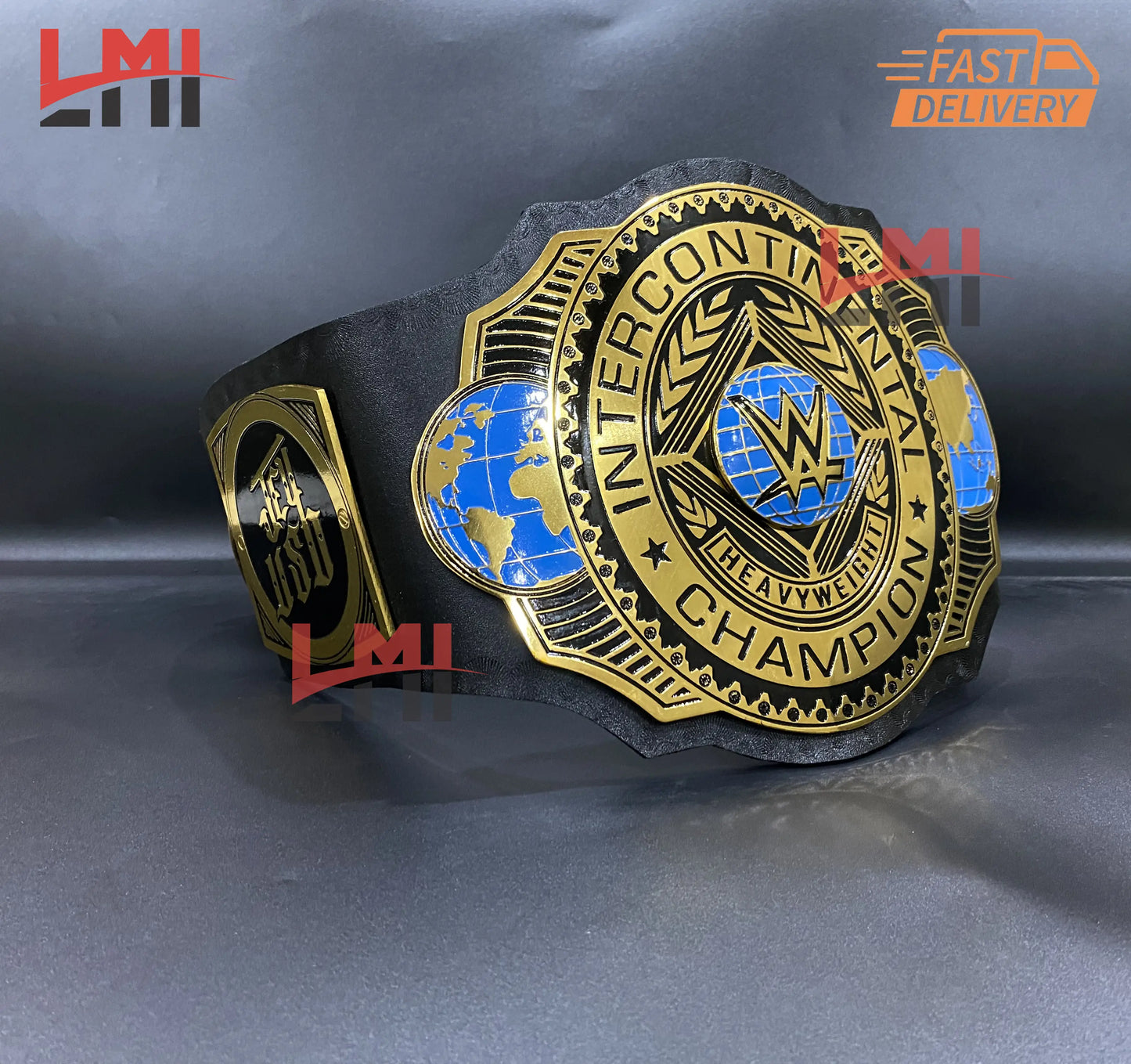 Jey Uso Yeet Intercontinental Championship Belt Wrestling Belt 2mm Brass