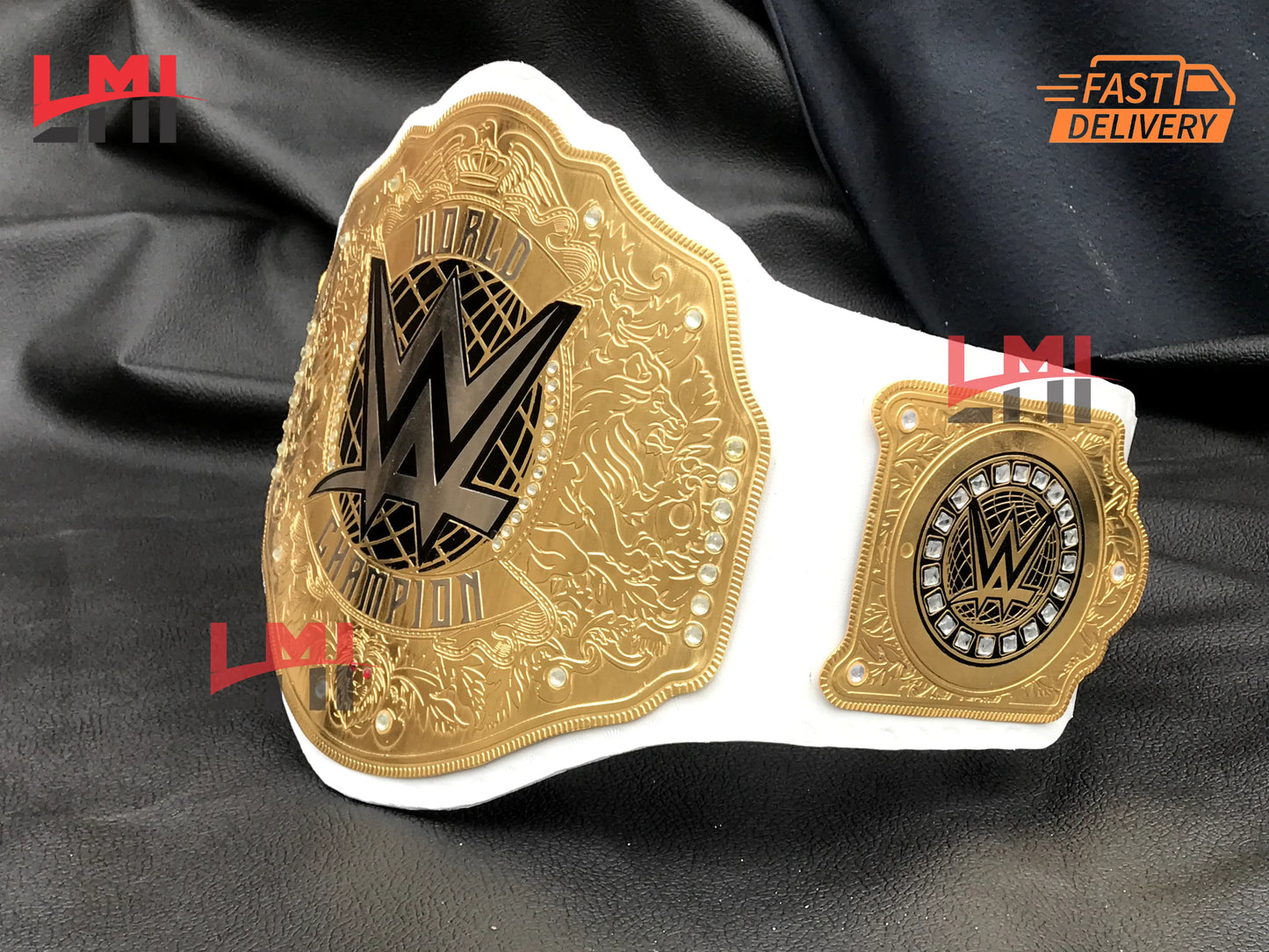Women's World Heavyweight Championship Belt Wrestling 2mm Brass - LMI Championship Belts