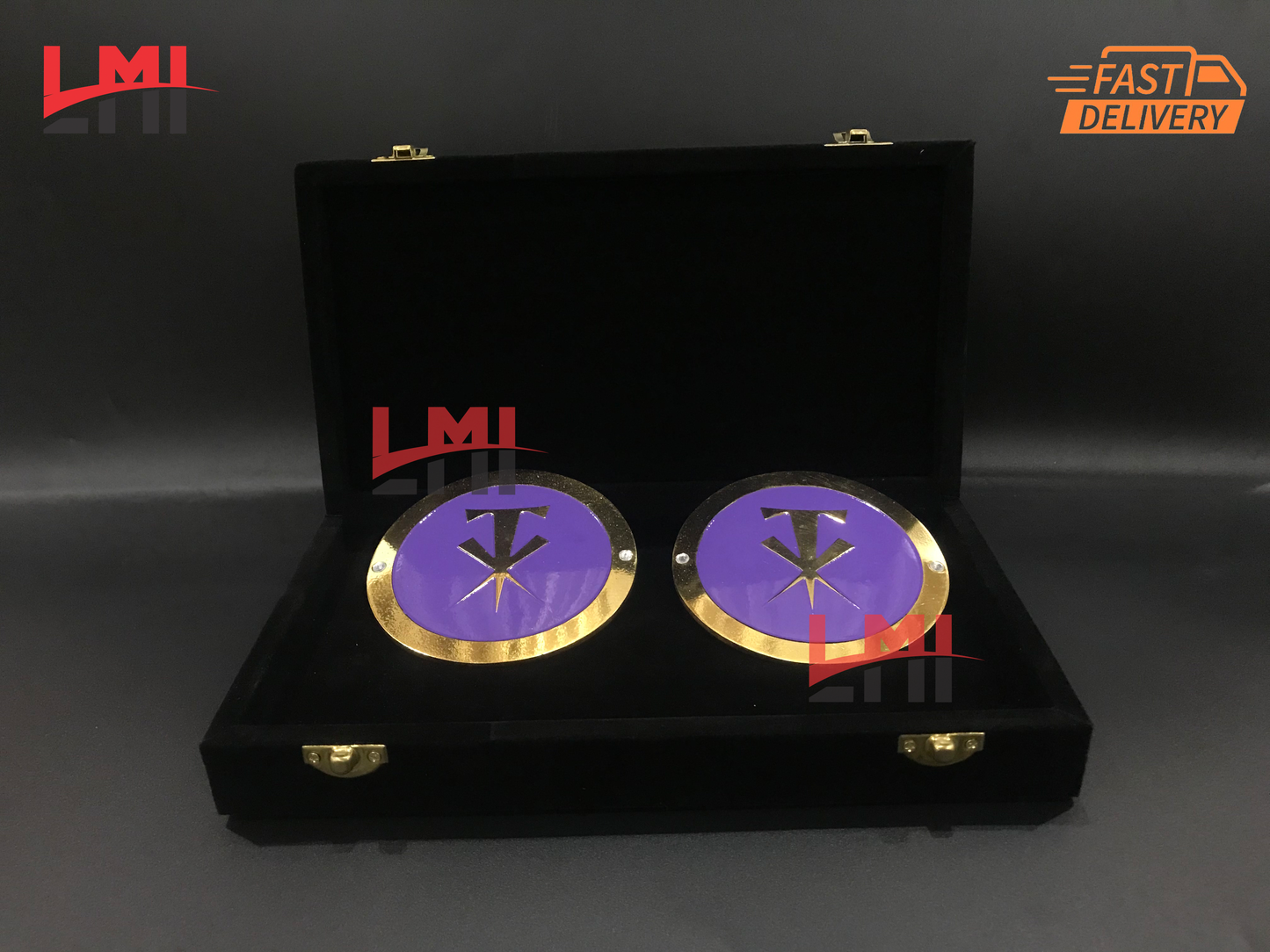 WWE The Undertaker Signature Black Side Plates 4mm LMI Championship Belts