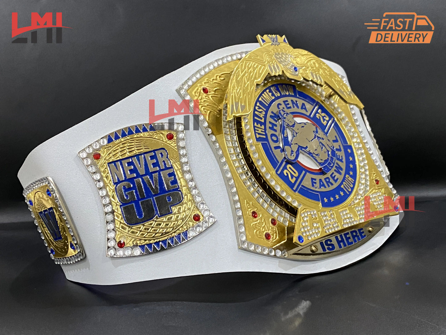 John Cena Farewell Tour 2025 Los Angeles Spinner Championship Belt Replica Wrestling 2mm Brass
