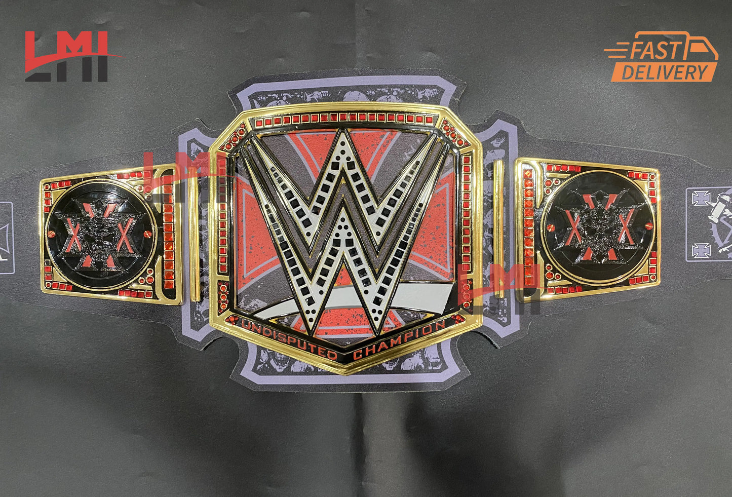 Triple H 30 Years The Authority Universal Championship Belt Wrestling Belt 6mm Diecast - LMI Championship Belts