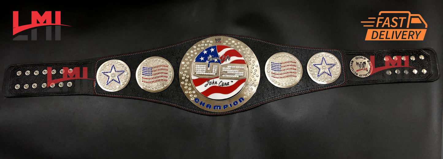 United States Spinner World Heavyweight Championship Belt - LMI Championship Belts