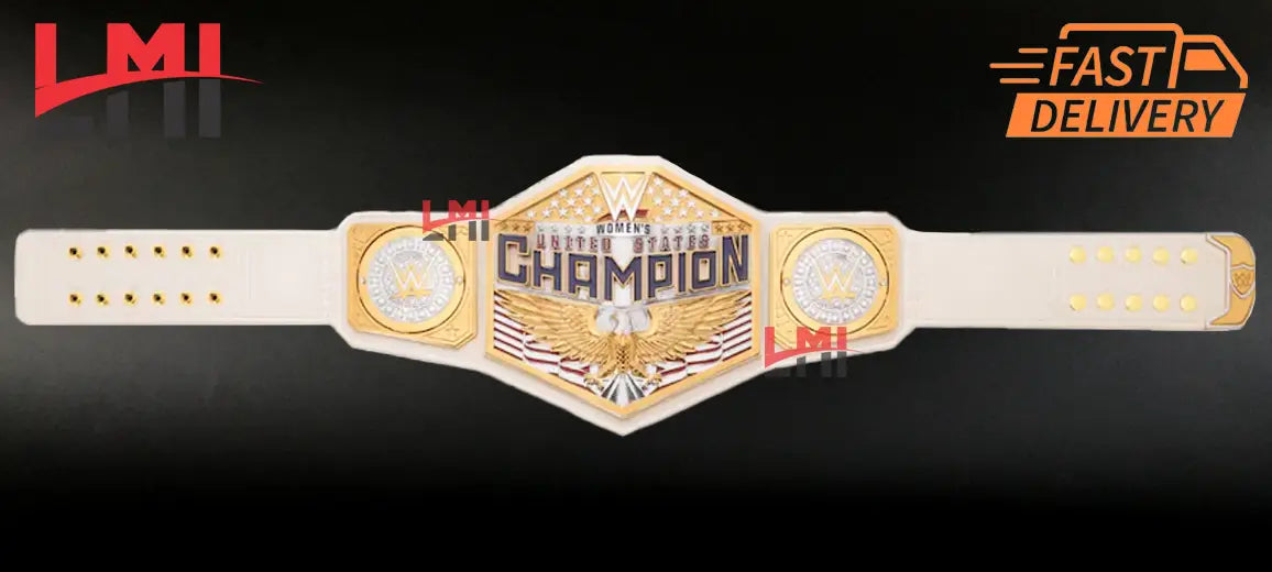 WWE Women's United States Championship Belt Wrestling 2mm Brass - LMI Championship Belts