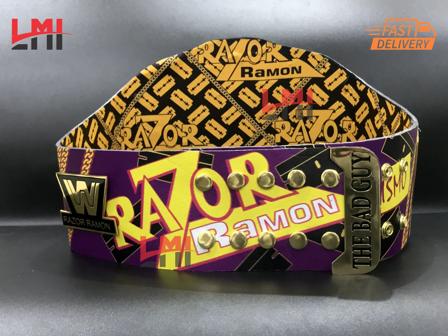 Razor Ramon Signature Series Intercontinental Championship Belt - LMI Championship Belts