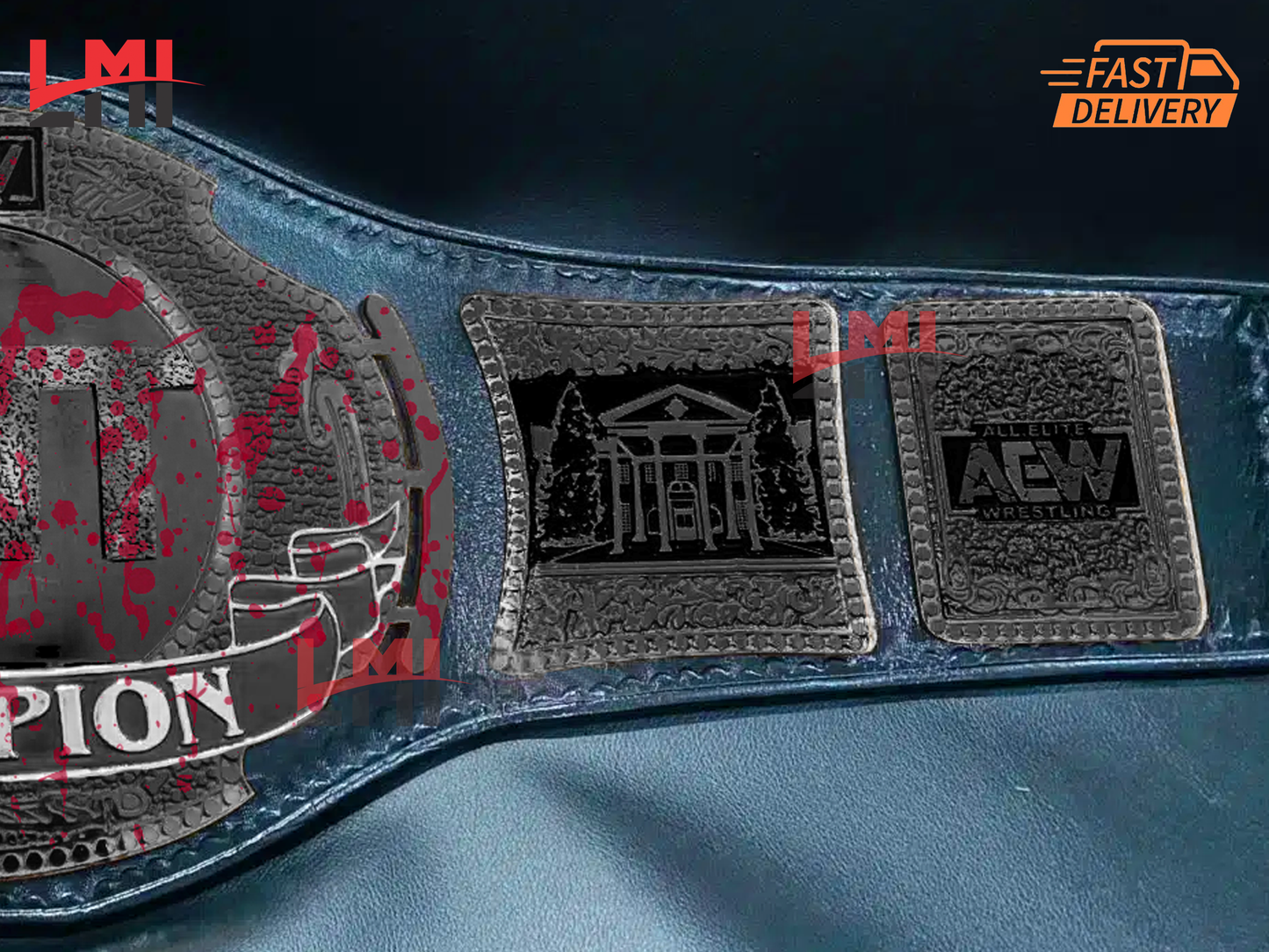 AEW Jack Perry TNT Championship Belt 2mm Brass LMI Championship Belts